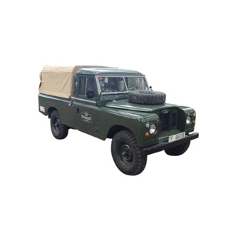 Soft Top 3/4 Cab Fit No Side Windows Canvas Sand For Defender Series