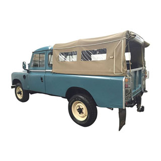 Soft Top 3/4 Cab Fit With Side Windows Canvas Sand For Defender Series