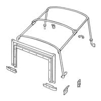 Land Rover Series II, IIA, & III Exmoor Hoop Sets