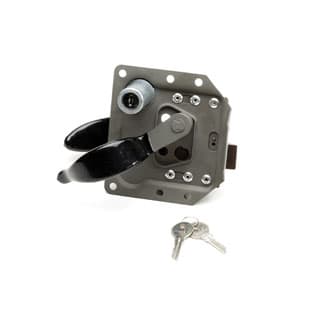 Door Latch Assembly -  LH Front - Series II, IIA and III.  With Lock -  Non-Anti-Burst Style