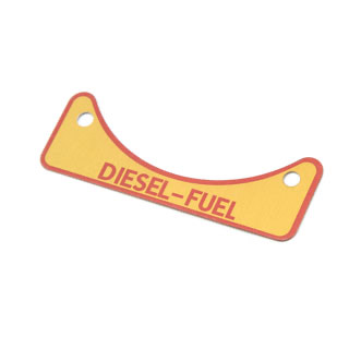 LABEL DIESEL FUEL SERIES & DEFENDER