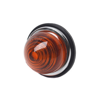 Lamp Assembly Amber Glass Beehive Type Series II- IIA