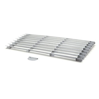 Aluminum Grille Silver Front Defender