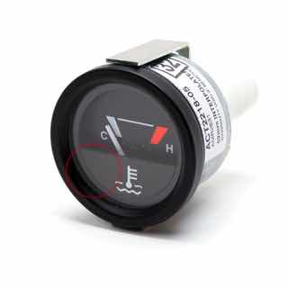 Scratched - Gauge Water Temperature Defender