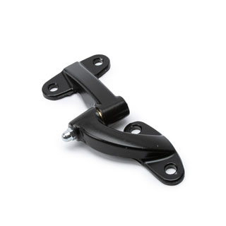 ALLOY DOOR HINGE TOP REAR SERIES & DEFENDER BLACK