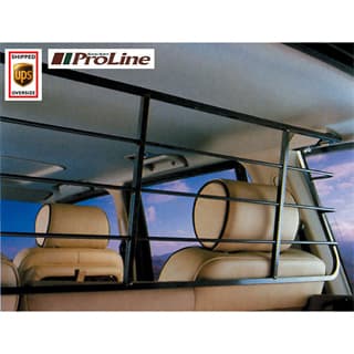 Dog Guard - Straight Black Bar - Range Rover P38A