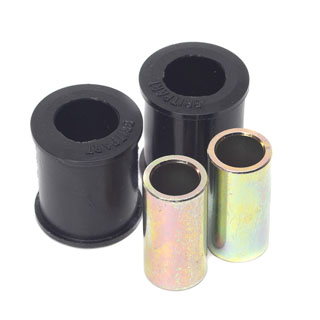 REPLACEMENT POLY BUSHING SET BLACK FOR ADJUSTABLE PANHARD ROD DEFENDER, DISCOVERY I & RRC