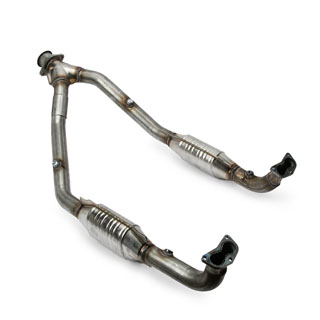 Stainless Downpipe & Catalyst V8