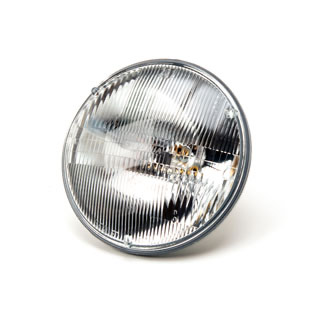 Sealed Beam Halogen Headlamp 7" Round