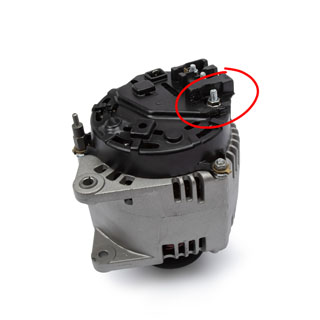 Previously Installed, Minor Damage - Alternator 100 Amp V8, 7 Groove Pulley