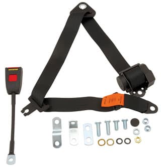 Seat Belt Kit LH Or RH Reel, Buckle &amp; Hardware