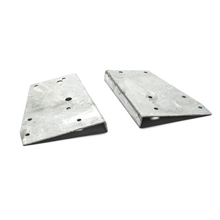 BRACKET SET GALVANIZED REAR BED CORNER SERIES