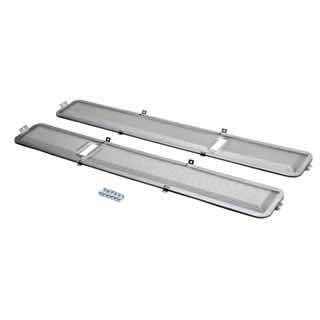 FLY SCREEN SET DASH VENTS SERIES &amp; DEFENDER SILVER