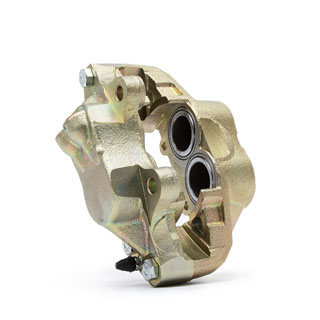 BRAKE CALIPER ASSEMBLY -  FRONT RIGHT DEFENDER 90 UP TO 1991