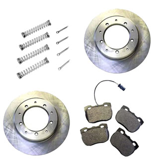 Brake Pad and Rotor Kit - Front - Discovery I