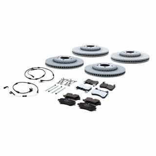 Brake Pad and Rotor Kit - Front and Rear Axles - 19" - Defender L663 - 2020-2021 Up To Vin M2051241