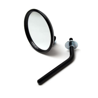 Wing Mirror Assembly SER II-III Round Convex