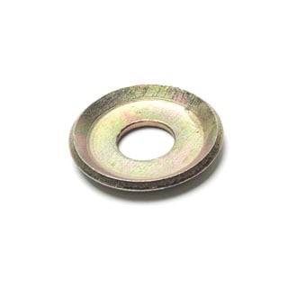 DISHED WASHER - REAR OF FRONT RADIUS ARM
