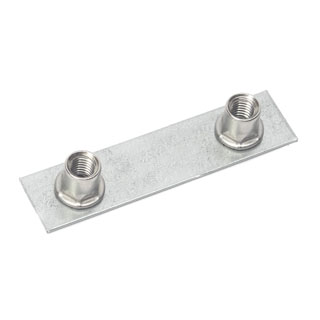 Nut Plate Tire &amp; Tailgate Bracket Stainless