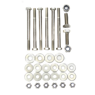 Stainless Steel Hardware Kit For 300 Tdi Gearbox Crossmember