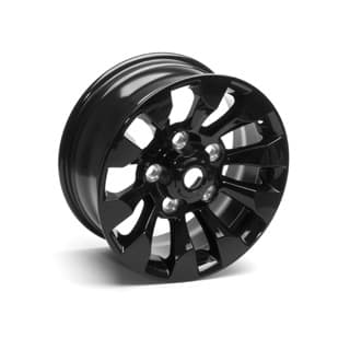 BLACK SAW CUT ALLOY WHEEL 18" x 8"