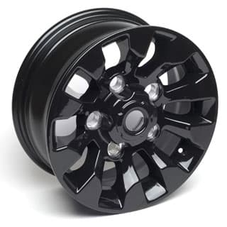 Saw Cut Alloy Wheel 16" X 7" Black