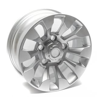 Saw Cut Silver Alloy Wheel 18" X 8"