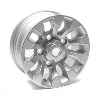 SAW CUT SILVER ALLOY WHEEL 16" x 7"