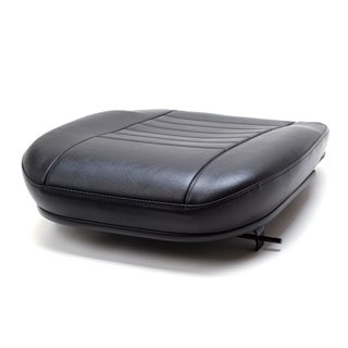 Seat Base - Front Outer - Black Vinyl - Defender