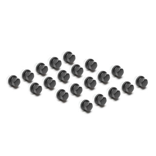 Lug Nut Satin Black Def, RRC & DI Set Of 20