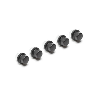 Lug Nut Satin Black Def, RRC & DI Set Of 5