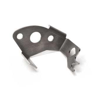 BRACKET - FRONT - BRAKE PIPE RETAINER - LEFT HAND