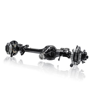 Axle Assembly Front 4 Pin Defender Non Abs