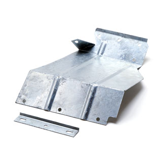 Bracket LHR Mudflap Galvanized Discovery I