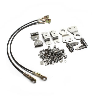 Tailgate Cable Mounting Kit Stainless Steel Series & Defender