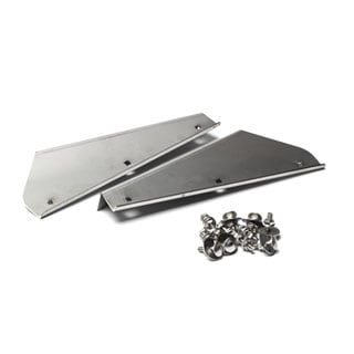 Front Mudflap Bracket Set Stainless Defender