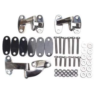 Stainless Hinge Kit Rear Door Defender