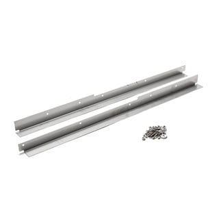 Stainless Steel Front Door Threshold Kit Defender w/o Seat Belt Anchor