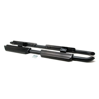 Tubular Side Steps Set Defender 110/130 L663 Black