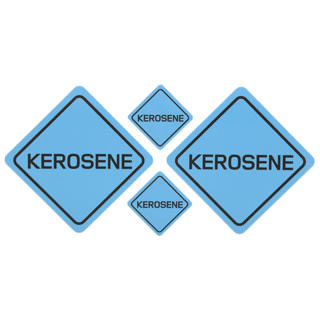 Sticker Set Of 4 Kerosene