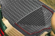 Rubber Mats - Front Pair - Grey - RRC, P38a, Discovery I, Discovery II, Defender