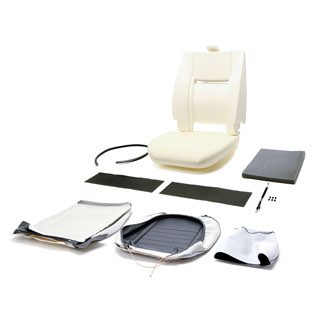 Retrim Kit - Single Front Seat - Grey Vinyl - Defender