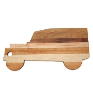 CUTTING BOARD HARDWOOD LONG WHEEL BASE LAND ROVER