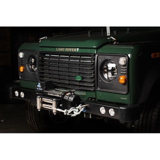 Rovers North SD Winch Bumper With LED Lights, Defender