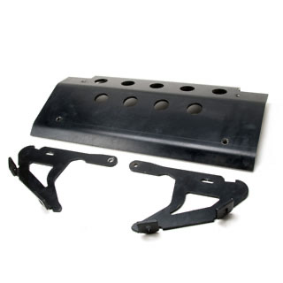Imperfect and Previously Installed - Rovers North Alloy Front Skid Plate Def Black