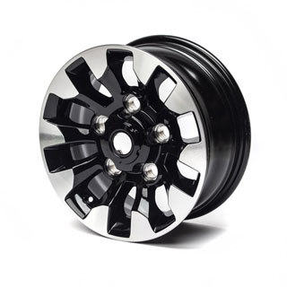 DIAMOND CUT GLOSS BLACK ALLOY WHEEL 16" x 7"