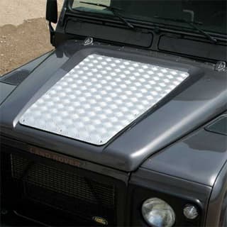 Bonnet Protection Plate Defender Up To 2007 Silver