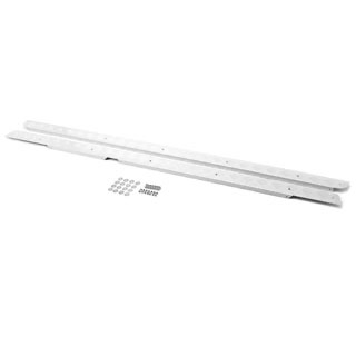 Chequer Plate Sill Protectors 110 SW Silver Off Color