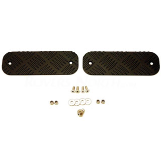 Front Bumper Top Protector Set For Series and Defender Black