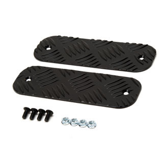 Front Bumper Top Protector Set For Series and Defender Black